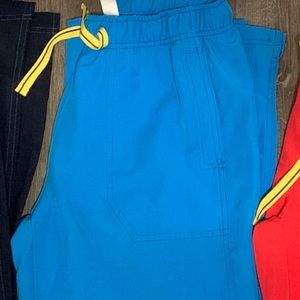 Electric blue wonder wink scrubs